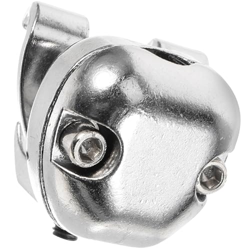 Abrazadera metálica multifuncional portátil SUPVOX para instrumento de platillo para kit de batería, color plateado, accesorio para brazo de platillo para músicos y expansión de rack