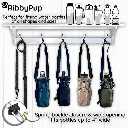 Waterproof Dog Walking Bag and Universal Water Bottle Holder, Built In Poop Bag Dispenser, Unisex Cross Body Treat Pouch, Walking Hiking Dog Training Sport Bag (Army Green) Waterproof Dog Walking Bag and Universal Water Bottle Holder, Built In Poop Bag Dispenser, Unisex Cross Body Treat Pouch, Walking Hiking Dog Training Sport Bag (Army Green)