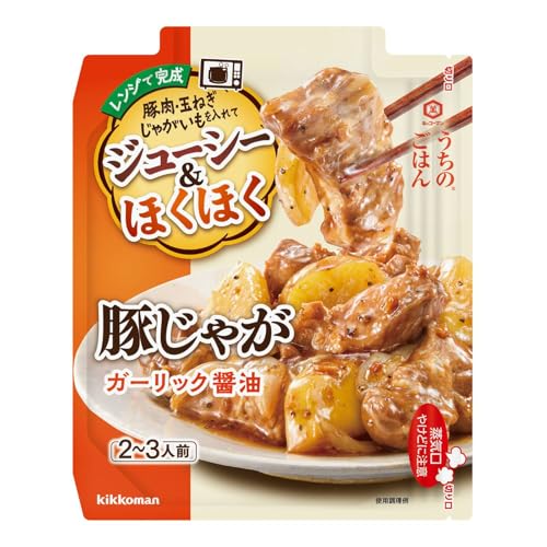 キッコーマン食品 キッコーマン うちのごはん ごちそうレンジの素 豚じゃが ガーリック醤油 60g