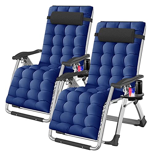 Zero Gravity Chair, Premium Lawn Recliner Folding Portable Chaise Lounge