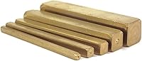 Whiteside Machine 9800 Brass Router Setup Gauge Blocks - 5pc Set, 2-1/2" Stackable for Precise Depth Adjustments