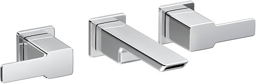 Miniatura 7 de Moen TS6731BN 90 grados de montaje en pared de dos manijas para grifo de baño requiere válvula níquel cepillado