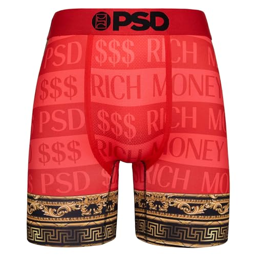 PSD Men's Rich Money Boxer Briefs, Multi, L2