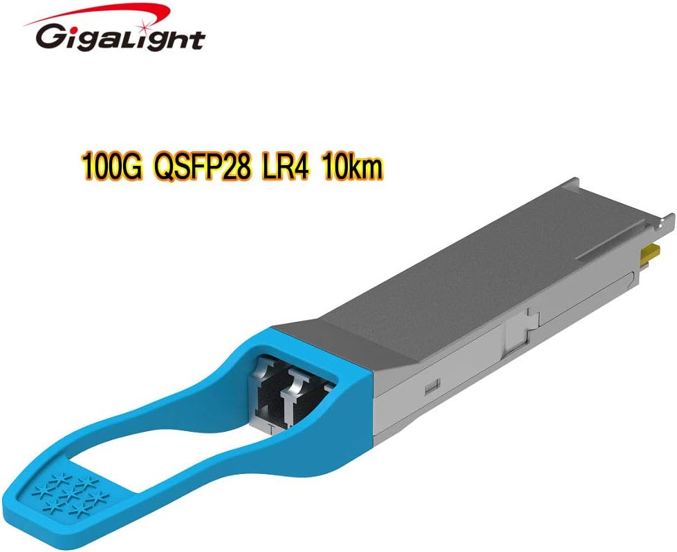 Gigalight 100G QSFP28 LR4 Transceiver for Cisco QSFP-100G-LR4-S Single-Mode 100GBASE-LR4 QSFP28 Module (1310nm, 10km, with DDM)