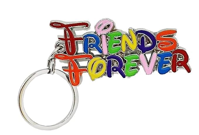 Metal Friends Forever Best friend Keychain/Metal Keychain with the letters Best Friends for Friends/Boys/Girls/Men/Women-image-5