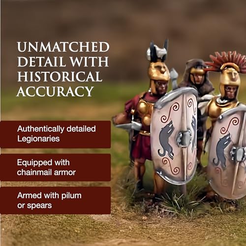 Figuras 28mm Rome's Legions of the Republic II, 60 pzas miniatura 4