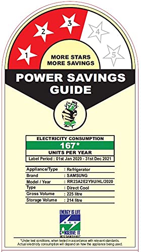 Image of Samsung 225 L 3 Star Inverter Direct cool Single Door Refrigerator Appliance(RR23A2E2Y9U /HL, Digi-Touch Cool, Paradise Bloom Blue, 2022 Model)