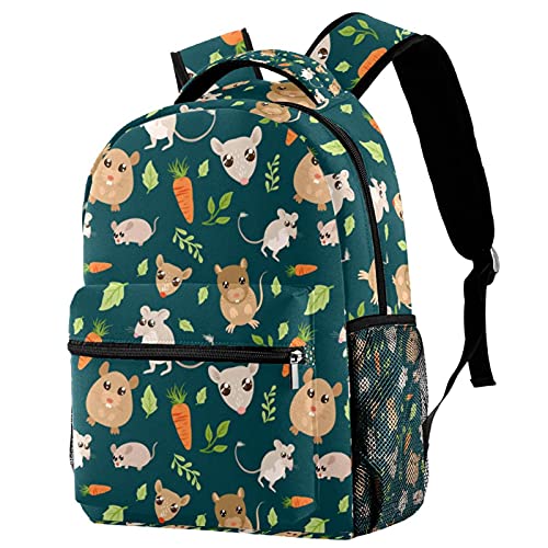 Sac à dos girafe coloré avec poches pour fille et garçon au quotidien