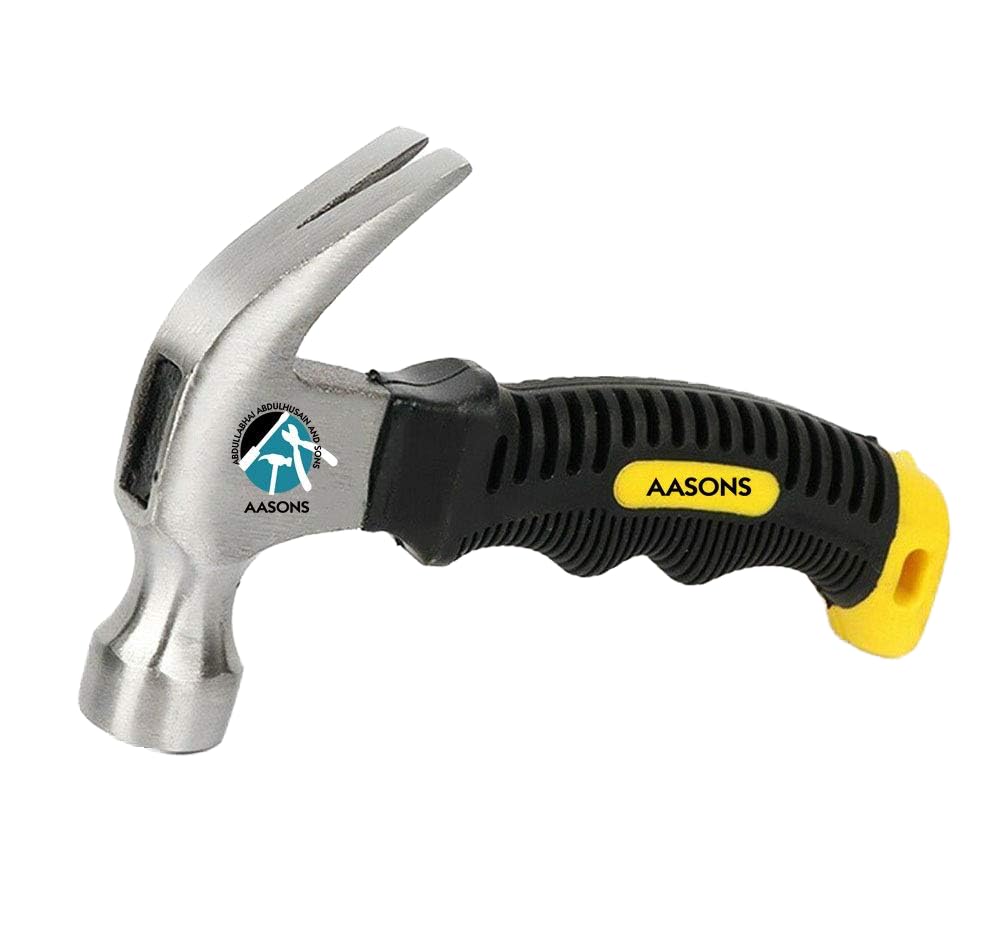 AASONS™ Heavy Duty 8oz Small Hammer Stubby Mini Claw Hammers Short Handle Plastic Grip (B084DTWDTD) Amazon Price History, Amazon Price Tracker