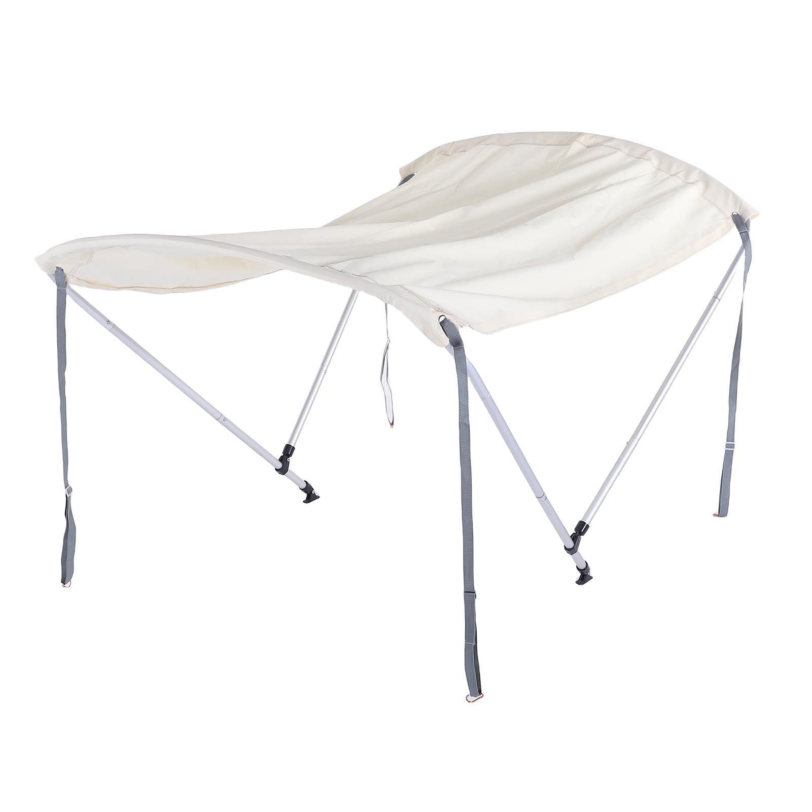 Telo di ricambio per barca con telaio in lega di alluminio, impermeabile, in poliestere 600D, tendalino parasole per gommone, canoa, kayak.