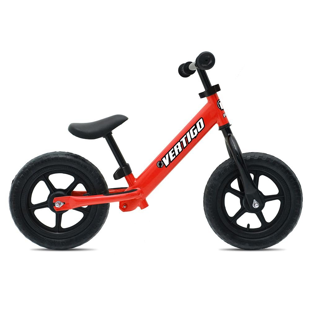 Sport1-Bicicletta Pedagogica Senza Pedali, Colore Rosso, Vertigo
