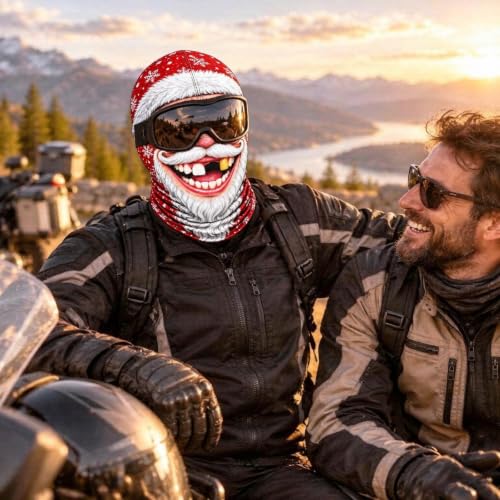 Christmas Masks for Adults 3D Funny Realistic Face Balaclava Old Man Mask - image 5