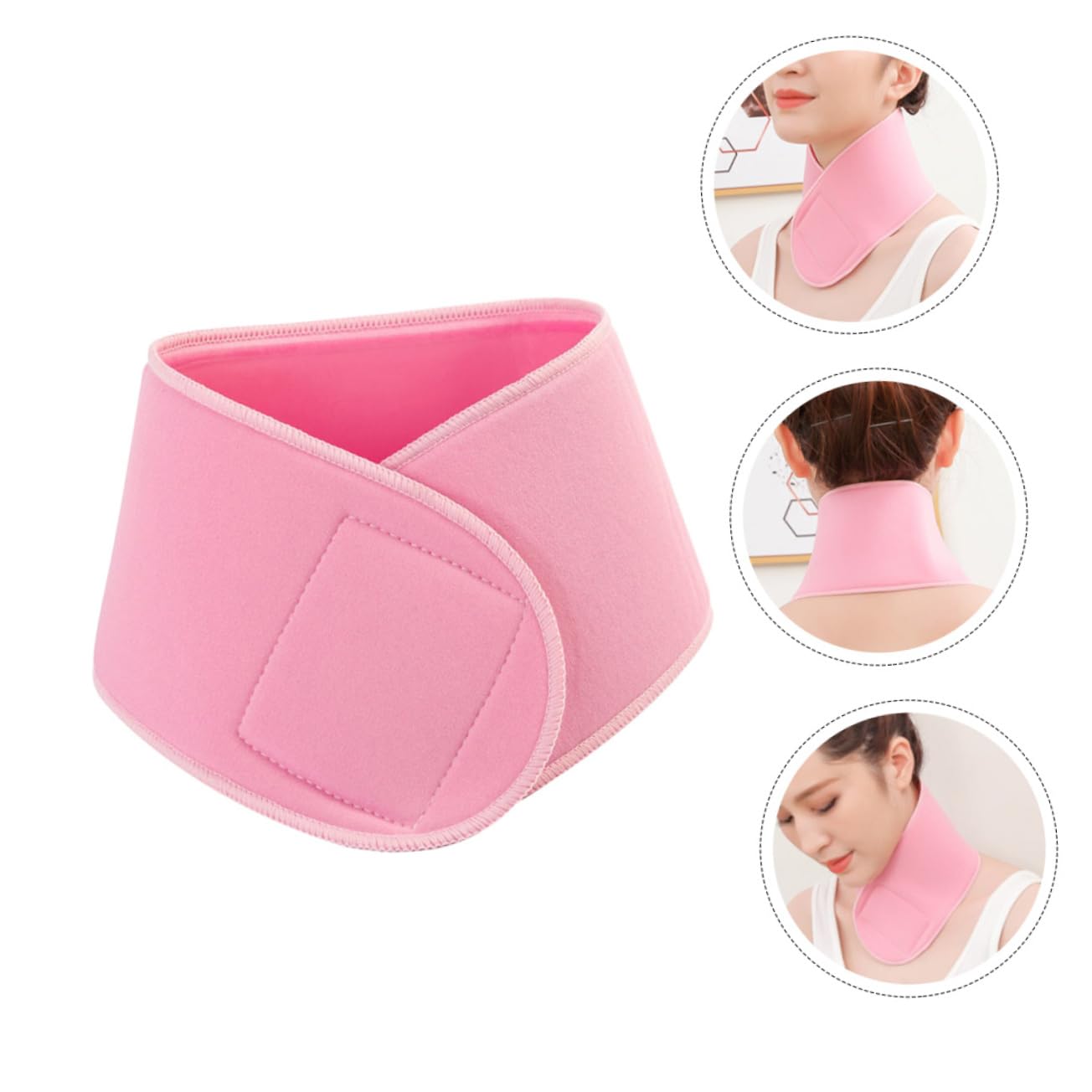 SOLUSTRE 5pièces Collier Hydratant Anti-rides Pour Cou Masque Gel Réparateur Confort Optimal Et Élasticité Peau Doux Pour Femmes Pour Du Cou Et Du Bas