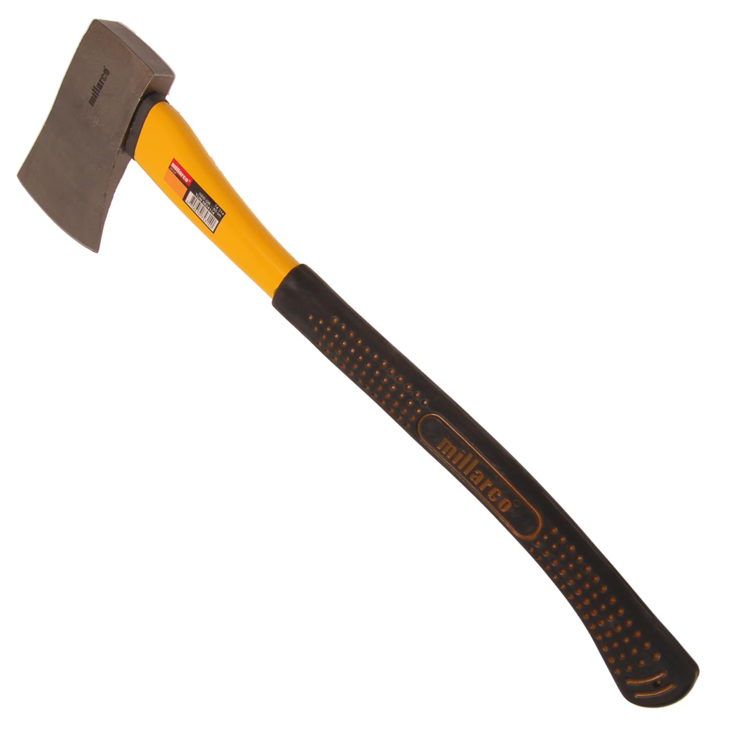 HOME It® Siekiera rozłupująca 1000 g – siekiera z trzonkiem z włókna szklanego i antypoślizgowym uchwytem – długość 60 cm – idealna do prac ogrodowych i łupania drewna
