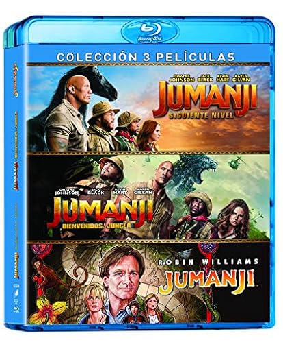 Jumanji: 1995 + Bienvenidos a la Jungla + El Siguiente Nivel (BD) [Blu-ray] | Ya disponible en tu tienda friki favorita! En mundofriki.es!