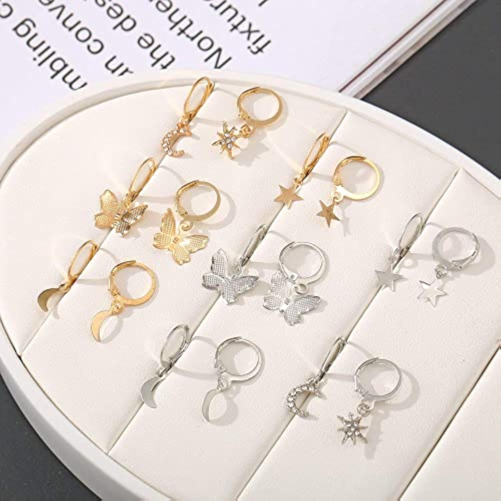 Plated Necklace & Earrings Set for () (Style 15)