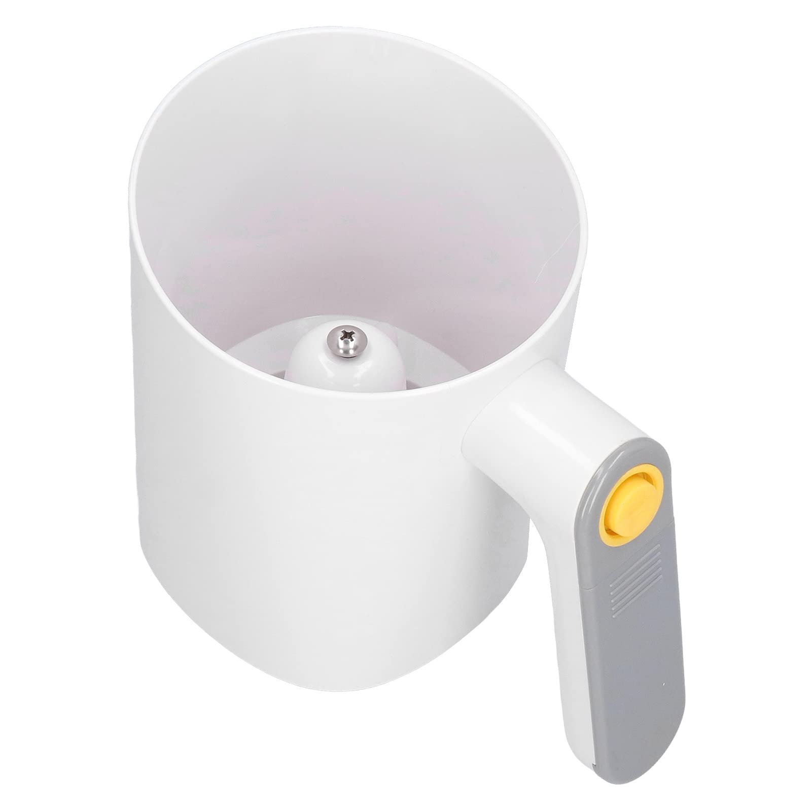 Tamiz de harina eléctrico de mano con forma de taza, tamiz de polvo de acero inoxidable para hornear en casa, cocina, harina, azúcar glas con 2 modos, diseño fácil de limpiar