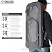 Savior Equipment Specialist Series Covert Tactical Gun Bag Backpack Soft Case with Compartment, Perfect Bug Out Truck Bag, MOLLE Panel, 34 Inch SW Gray