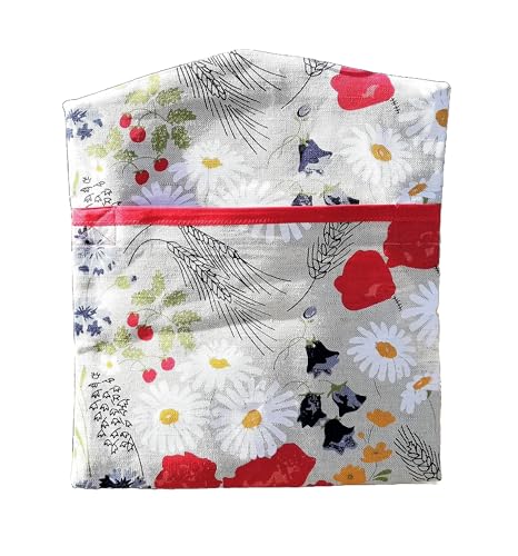 Linen Cotton Peg Bag Peg Storage Clothespin Bag Meadow Flowers