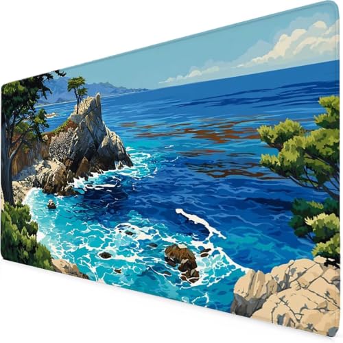 Tapis de souris gaming mer haute précision pour le bureau et ordinateur