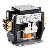 BVPOW Air Conditioner Contactor 24V Coil 2 Pole 40 Amps Universal and Compatible for Fast Replacement