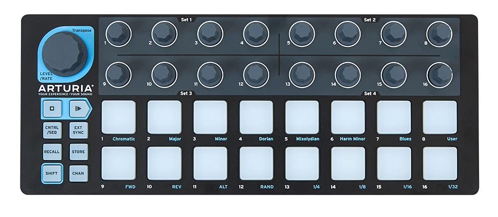Amazon | Arturia アートリア/BEATSTEP BLACK EDITION W/CABLE