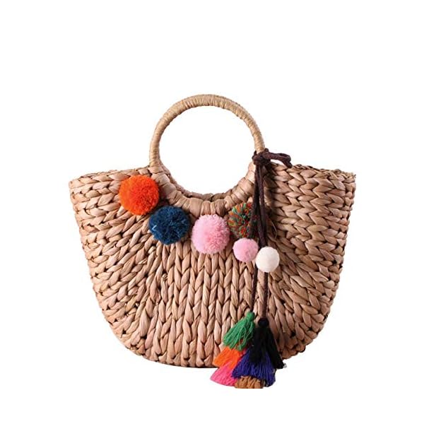Summer-Rattan-Bag-for-Women-Straw-Hand-woven-Top-handle-Handbag-Beach-Sea-Straw-Rattan-Tote-Clutch-Bags Summer Rattan Bag for Women Straw Hand-woven Top-handle Handbag Beach Sea Straw Rattan Tote Clutch Bags