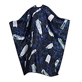 Healifty Cloth Hair Cutting Apron Waterproof Cloak Hairdressing Cape for Home and Professional