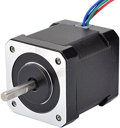 STEPPERONLINE Nema 17 Stepper Motor Bipolar 2A 59Ncm(84oz.in) 48mm Body 4-Lead W/ 1m Cable and Connector Compatible with 3D Printer/CNC