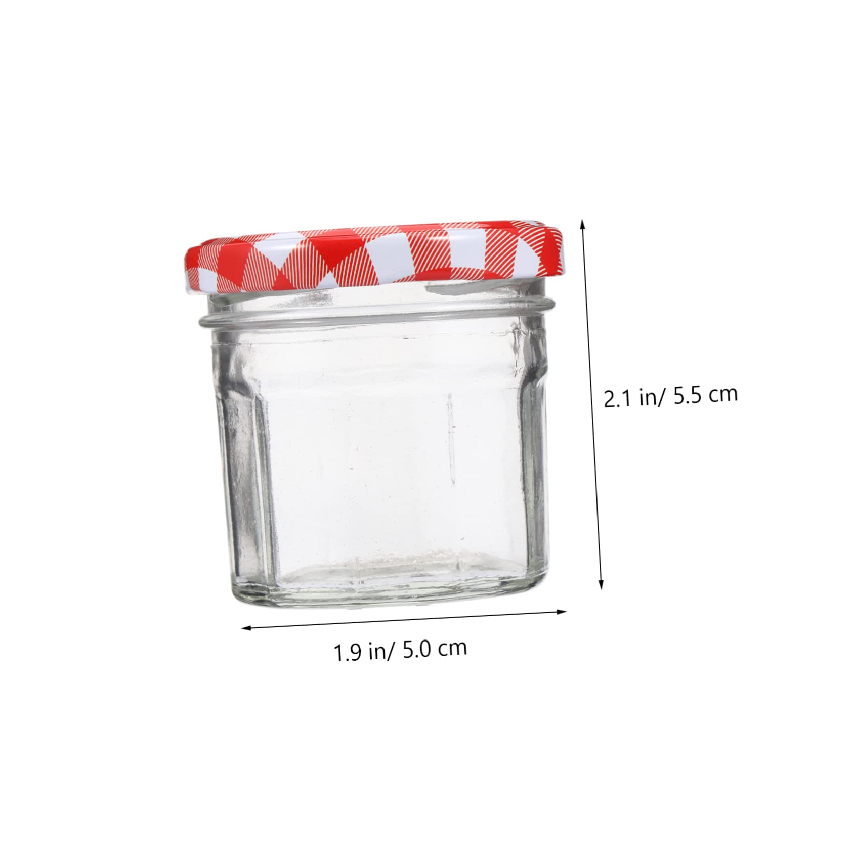SHOWERORO Tarros De Cristal para Almacenar Alimentos 100 Ml Vidrio Grueso con Tapa Sellada Hermética para Hogar Cocina Frascos De Mermelada Miel Encurtidos Pack 12 Unidades Colores Surtidos