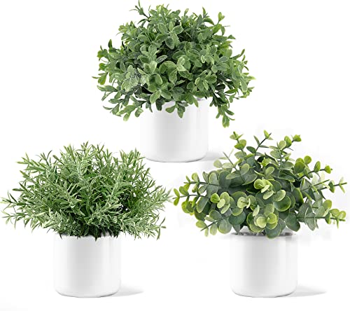 Mkono-Fake-Plants-in-Ceramic-Pot-3-Pack-Potted-Artificial-Eucalyptus-Plants-for-Home-Decor-Indoor-Faux-Green-Rosemary-for-Desk-Shelf-Coffee-Centerpiece-Bathroom-Office-Decor Mkono Fake Plants in Ceramic Pot 3 Pack Potted Artificial Eucalyptus Plants for Home Decor Indoor Faux Green Rosemary for Desk Shelf Coffee Centerpiece Bathroom Office Decor