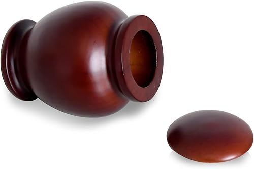 Miniatura 9 de Elegantes urnas de madera para cenizas humanas, hombres y mujeres, para adultos de hasta 200 libras, urna de cremación funeraria