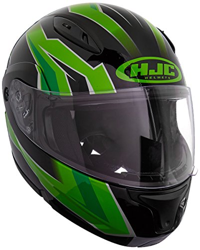 HJC CL-Max2 Ridge Modular/Flip Up Motorcycle Helmet (Green/Black, X-Large)