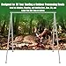 Deer Hanger for Skinning, Stainless Steel Extensible Deer Hoist, Sturdy for Hunting, Field Dressing & Game Processing, Ideal for Deer, Fish, Bear, Hogs, Goat, Elk, Game Hoist with Winch & Gambrel