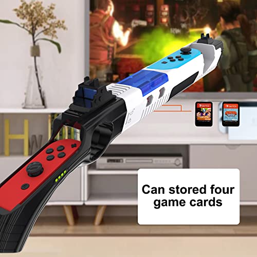 Switch Shooting Controller For Nintendo Joy-Con Hunting Games, 1 Pcs Switch Hand Grip Accessories Compatible With Nintendo Switch Games (White) #TOP2