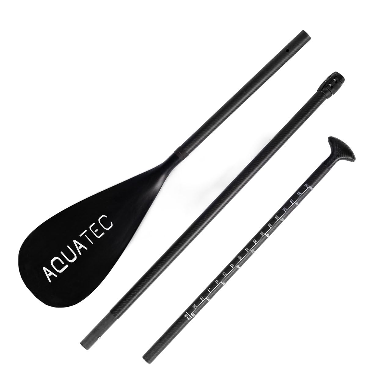 AQUATEC Pagaia Regolabile - Standard, PRO, Kayak & Fibra di Carbonio con Manici Regolabili | per Kayak E Paddle Boards | Accessori da Paddle Board | Sport Acquatici