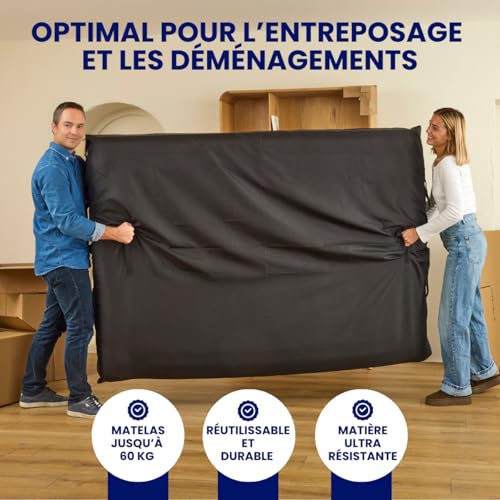 Housse de déménagement matelas 180x200 étanche contre les déchirures - 6