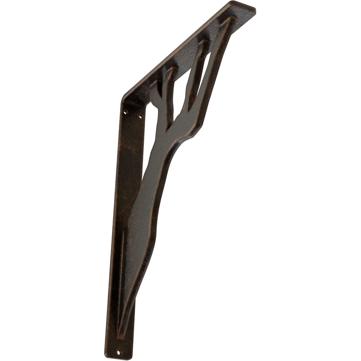 Ekena Millwork BKTM01X10X12SDAABZ Metalowy wspornik, 1 1/2" szer. x 25 cm gł. x 30 cm wys