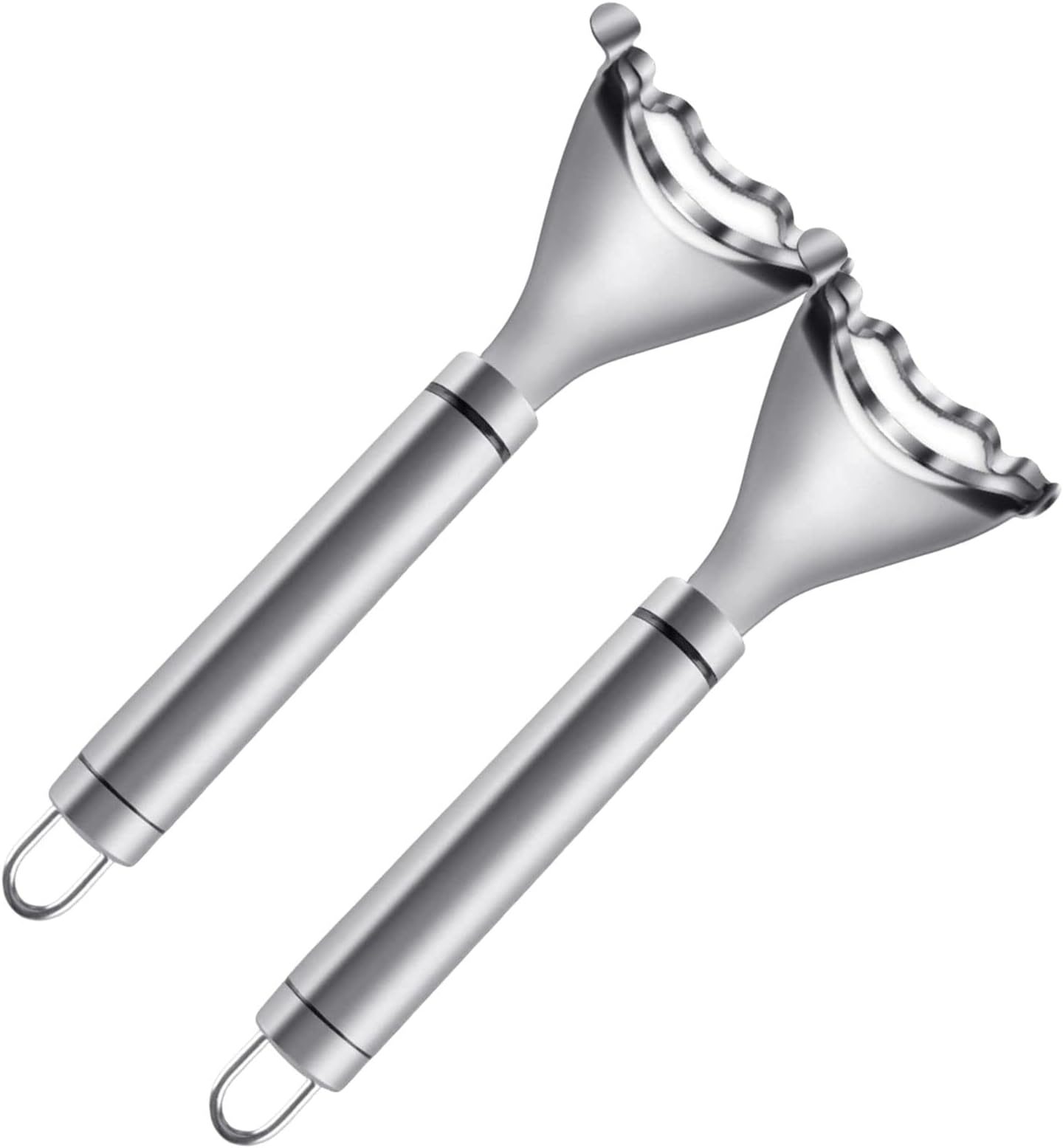 MAKINGTEC Magic Corn Peeler, Kitchen Gadget Stainless Steel Corn Thresher with Ergonomic Handle, Corn Stripper Corn Cob Stripper Tool, Thresher Corn Cutter from the Cob (2PCS)
