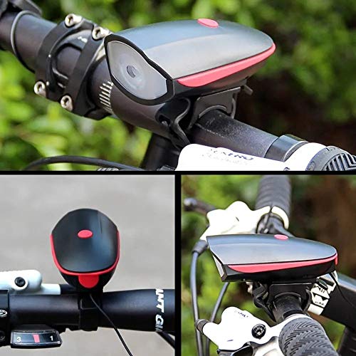 Luz Usb Roja Recargable Para Bicicleta + Luz Trasera
