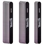 20 PCS Nail Files, TsMADDTs Nail Files Set Double Sided Emery Board for Natural Acrylic Nails 100/18