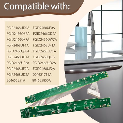 Generic 5304517587 Dishwasher User Interface Switch Assembly Compatible With Frigidaire 4840235 Ap6802340 Ps12585690 Eap12585690 thumb #1