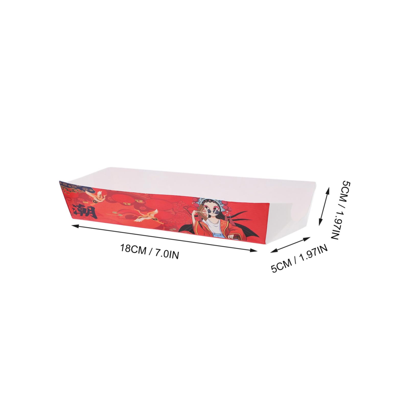 Boîte de Conservation Alimentaire en Papier Rouge, Lot de 100 Pièces, Design Polyvalent et Construction Robuste pour Barbecues et Fêtes en Plein Air