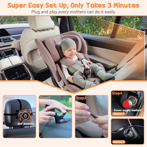 Baby Monitor with Two Cameras and Large Screen