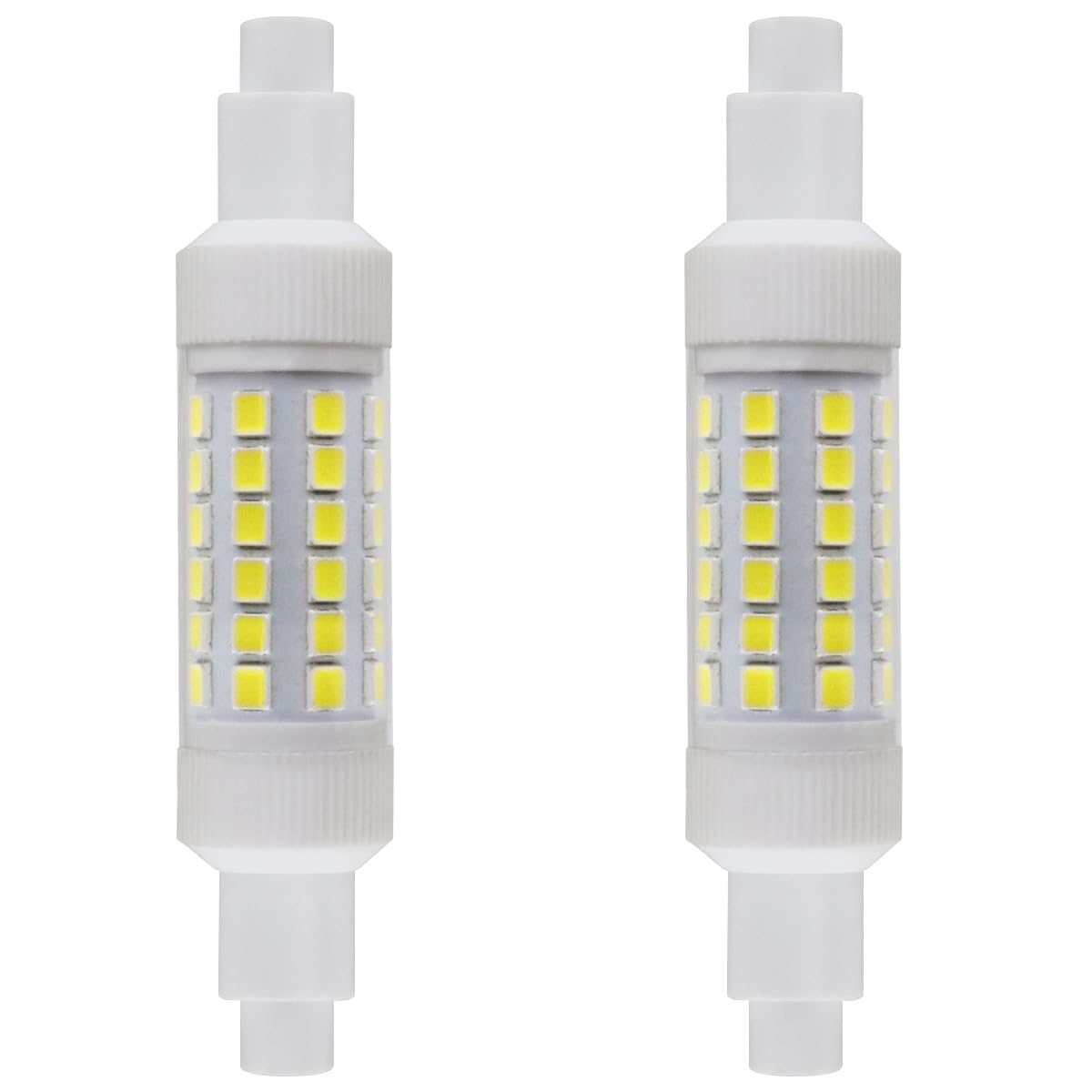 Long Life Lamp Company 2 x R7S 78mm LED J78 Replacement 7w 6000k Flood Light Bulb