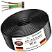 Produktbild Erdkabel Stromkabel 5, 10, 15, 20, 25, 30, 35, 40, 50, 60, 70, 75, 80, 90 oder 100m NYY-J 4x1,5 mm² Elektrokabel Ring zur Verlegung im Freien, Erdreich (20 m)