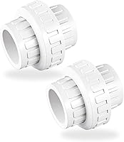 Vista 8 de Montaje de tubería de unión de PVC de 3/4", adaptador de PVC (enchufe x zócalo), Programa 40 de unión deslizante de PVC de 1 pulgada, junta tórica