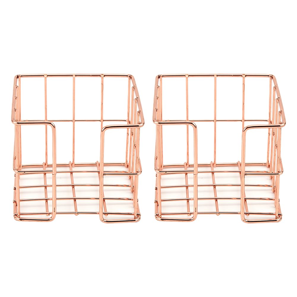JIHUOO 2 Pcs Post it Note Holders Office Memo Holders Desk Sticky Note Dispensers Desktop Notepad Holders Sticky Notes Holders Notepad Holder Stands Organizers