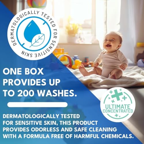 Minoris Baby Flaschen-, Schnuller- und Spielzeug Flüssigreiniger - auch als Brustpumpenreiniger – Bio, Natürlich, Mineralisch | Hypoallergen, Duftfrei, Vegan, Entfernt Milch- & Formelrückstände,500 ml