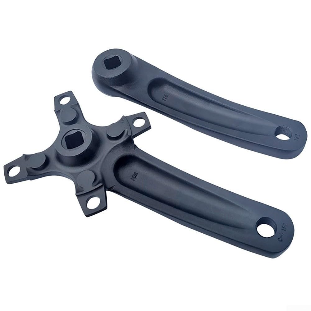 Pedivella leggera da 152 mm realizzata in lega Al-6061-t6 con doppia corona Bcd104 mm per ingranaggi da 7 a 12 velocità